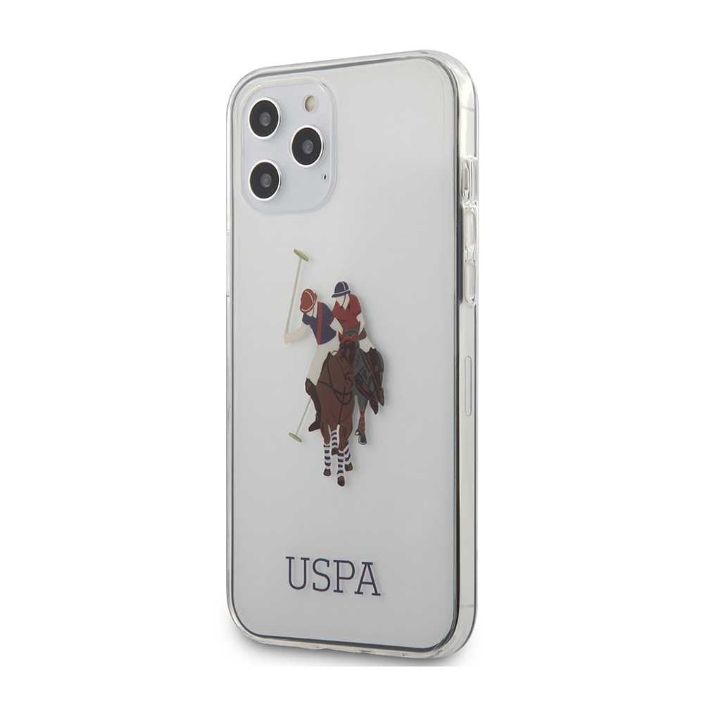 US Polo Assn ® Apple iPhone 12 / 12 Pro Ivory White Hard TPU Back Cover