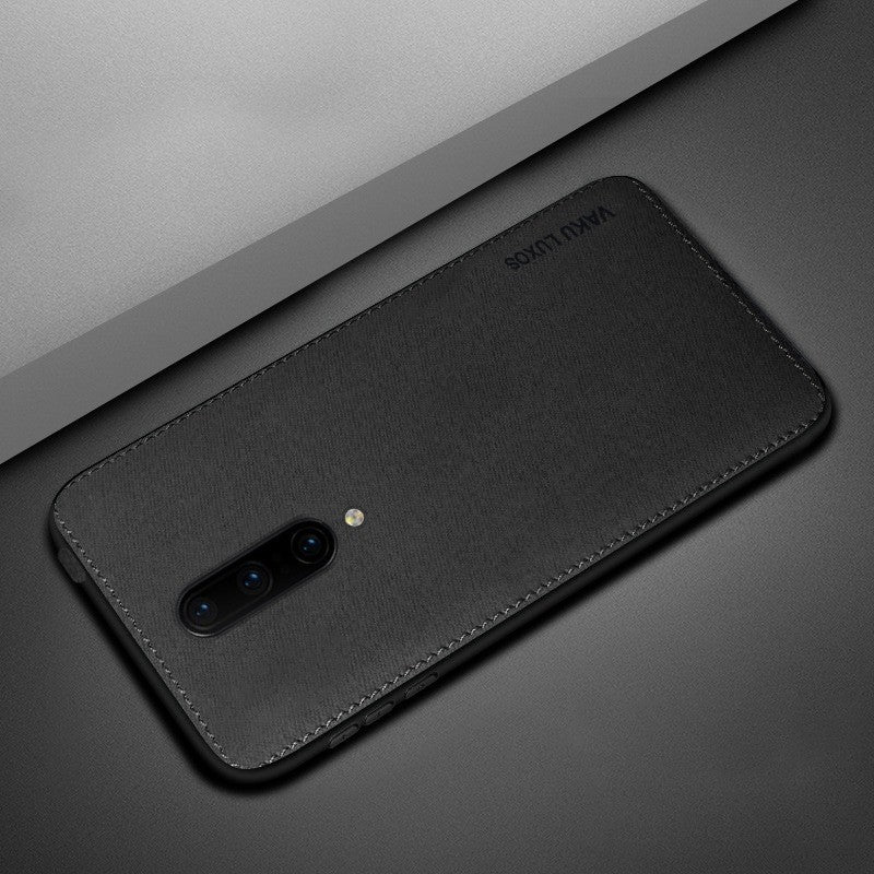 Vaku ® OnePlus 7 Pro Luxico Series Hand-Stitched Cotton Textile Ultra Soft-Feel Shock-proof Water-proof Back Cover