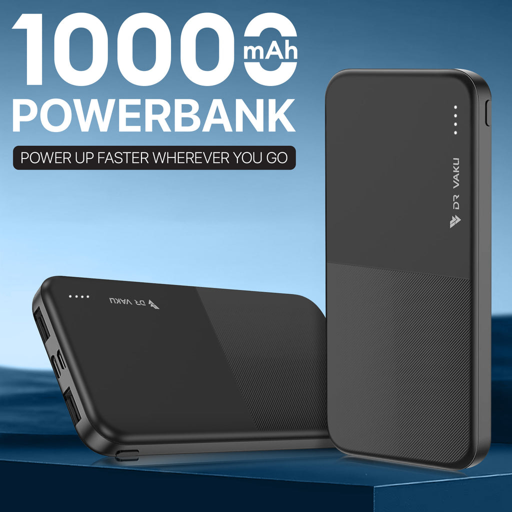 Dr Vaku ® OBIVION 10000mAh Power Bank Dual USB Fast Charge