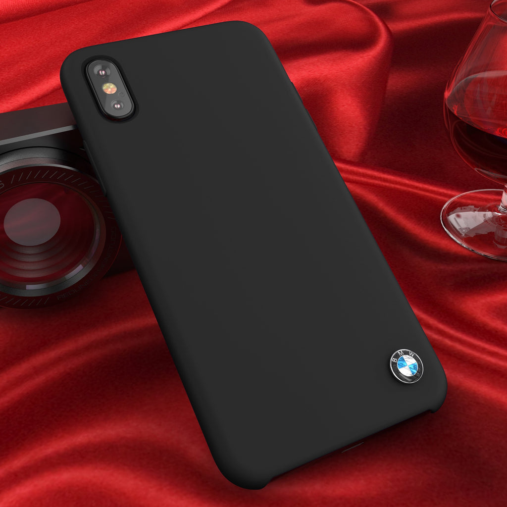BMW ® Apple iPhone XS Max Liquid Silicon Luxurious Limited Edition Back Cover