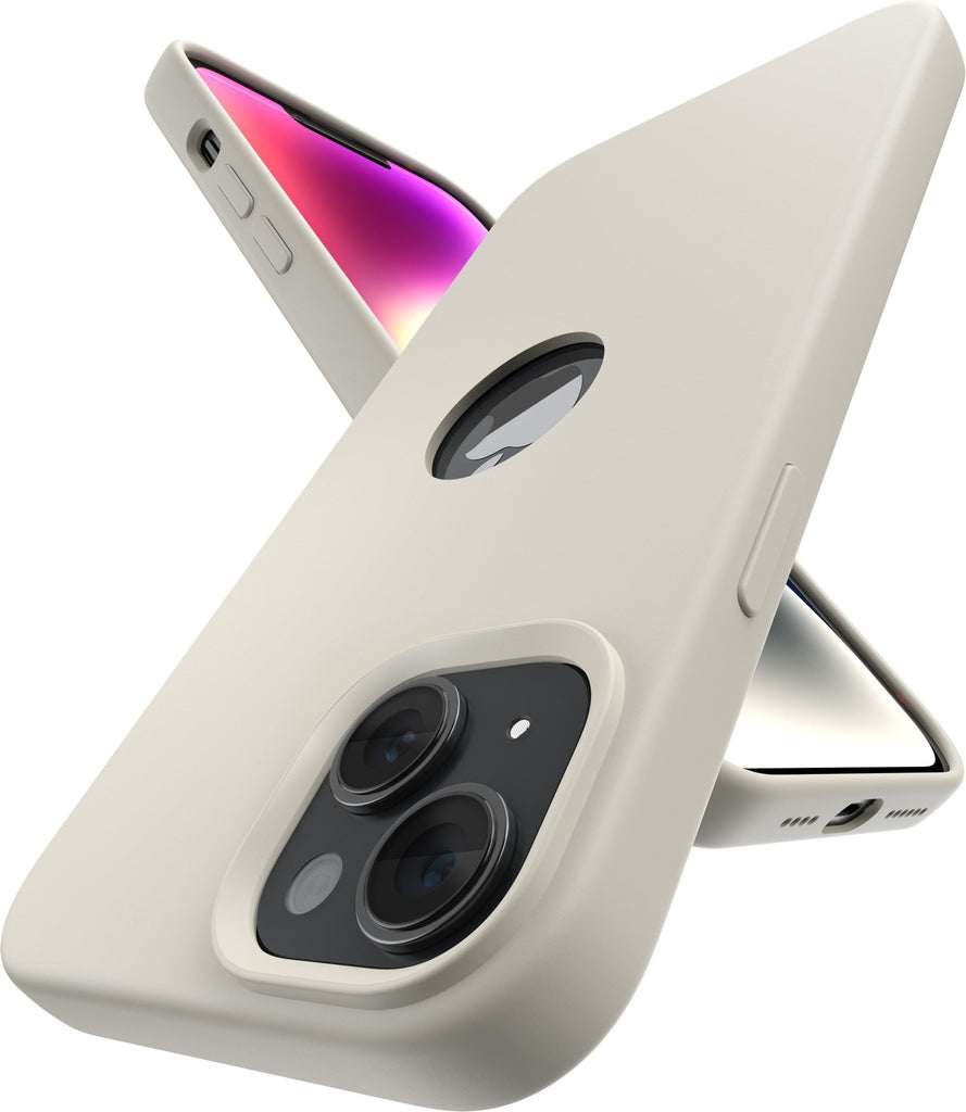 Vaku ® Apple iPhone 14 Plus Premium Liquid Silicone Logo-Cut Soft Anti-Scratch Microfiber Lining Case Back Cover