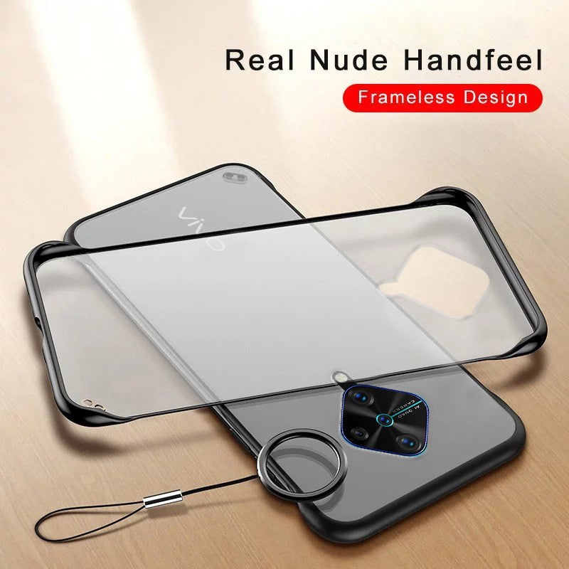 VAKU ® Vivo S1 Pro Frameless Semi Transparent Cover