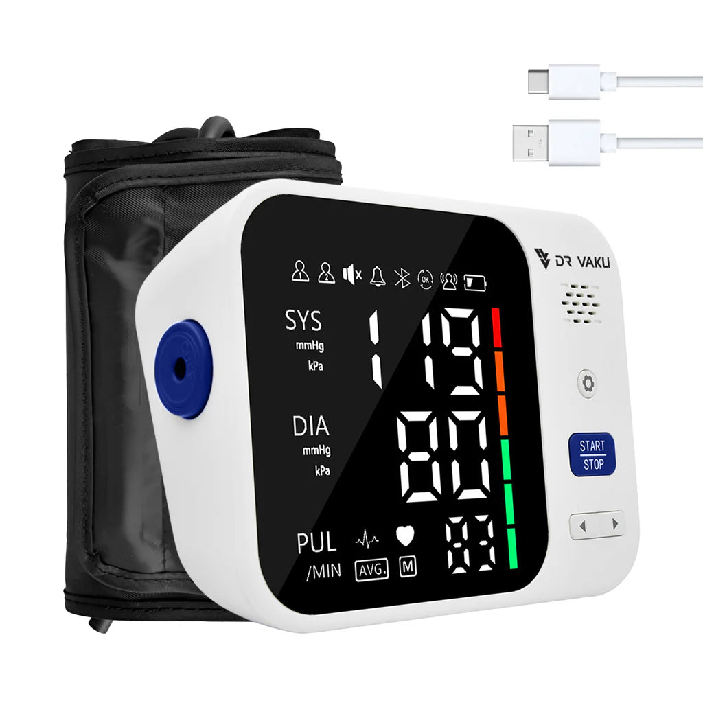 DR VAKU ® Rechargeable BP Monitor Fully Automatic Blood Pressure Machine