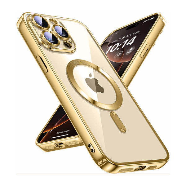 Vaku ® Apple iPhone 16 Pro Max Luxury Electroplated Magnetic Magsafe Back Cover