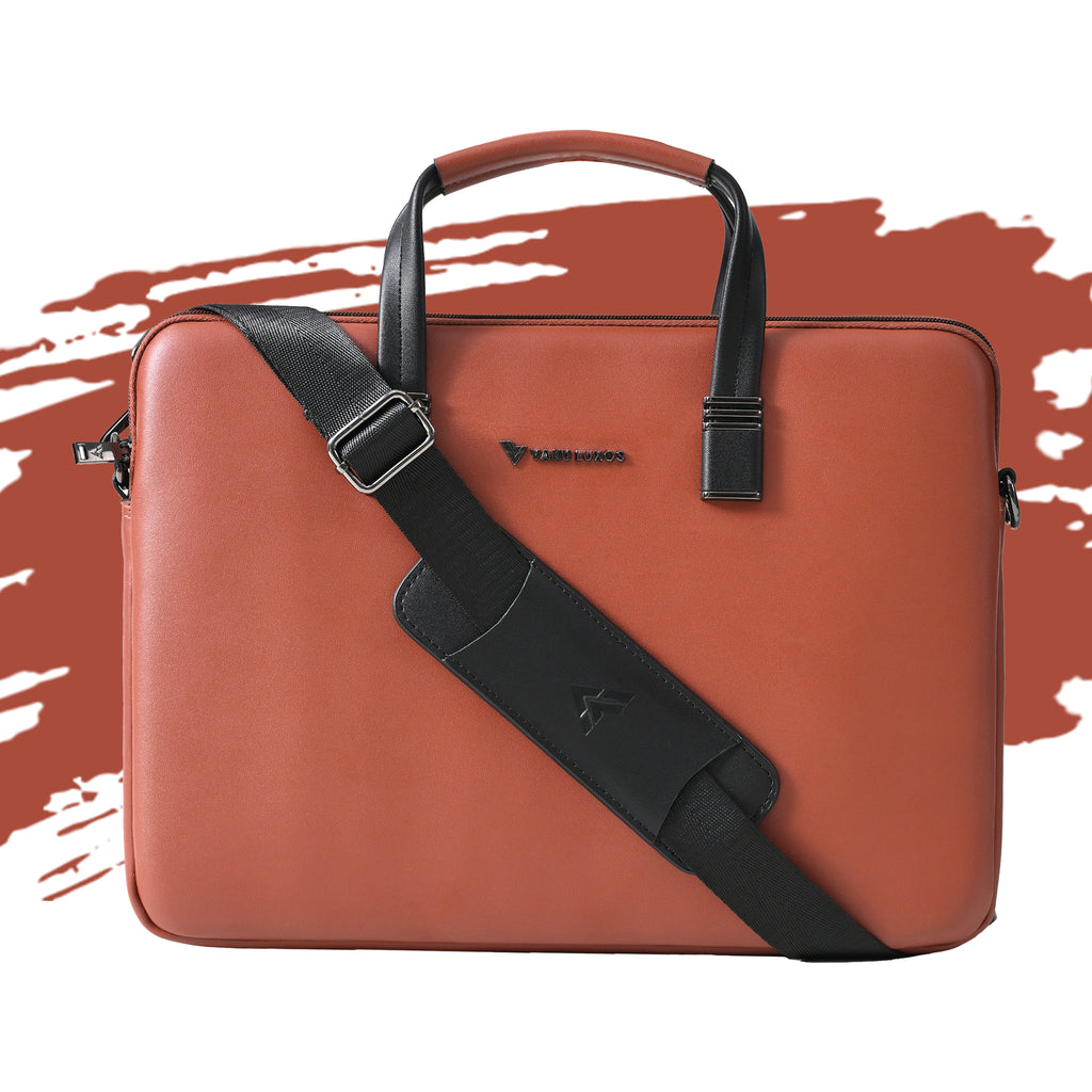 Vaku Luxos ® VALEN 14 inch Laptop Bag Sleeve Premium Messenger Bag