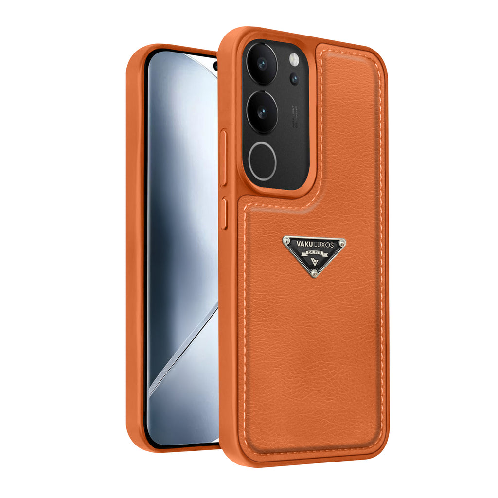 Vaku Luxos ® Vivo V29 Pro 5G Nyxen Premium Leather Stitched Back Cover