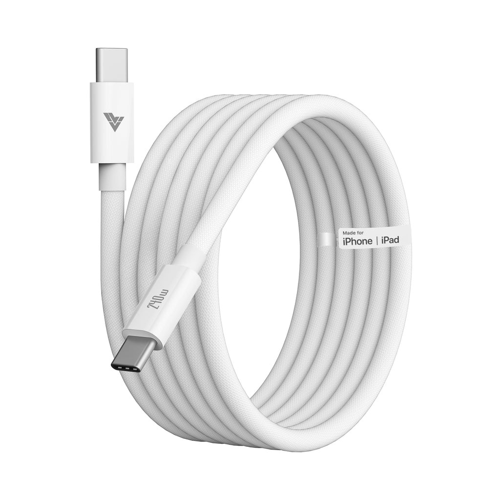 DR VAKU ® 240W Type-C to Type-C Braided Cable 2M Fast Charging