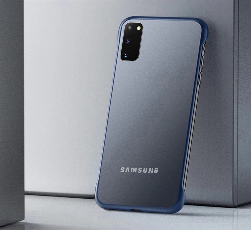 VAKU ® Samsung Galaxy S20 Frameless Semi Transparent Cover