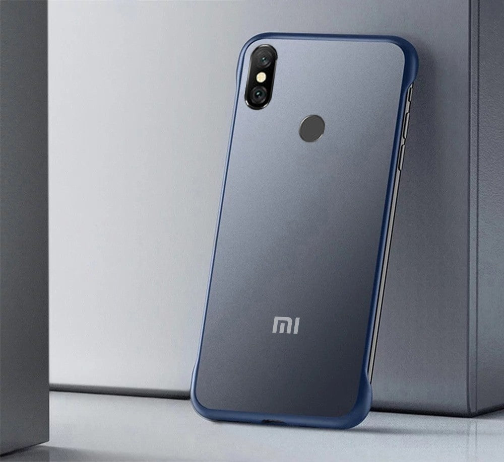 VAKU ® Xiaomi Redmi Note 6 Pro Frameless Semi Transparent Cover