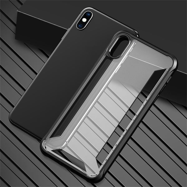 VAKU® For Apple iPhone X  / XS Hybrid Protective Clear Case Back Cover