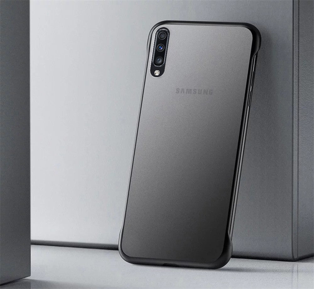 VAKU ® Samsung Galaxy A50 Frameless Semi Transparent Cover