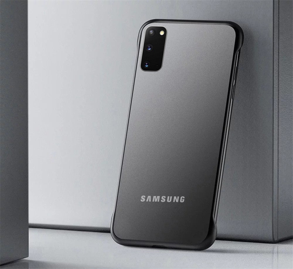 VAKU ® Samsung Galaxy S20 Frameless Semi Transparent Cover
