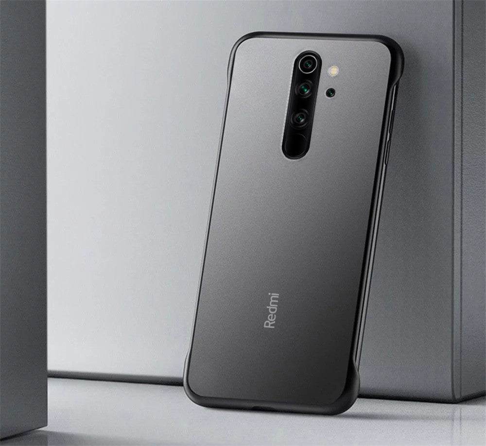 VAKU ® Xiaomi Redmi Note 8 Pro Frameless Semi Transparent Cover