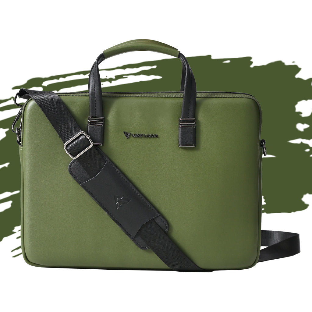 Vaku Luxos ® VALEN 14 inch Laptop Bag Sleeve Premium Messenger Bag