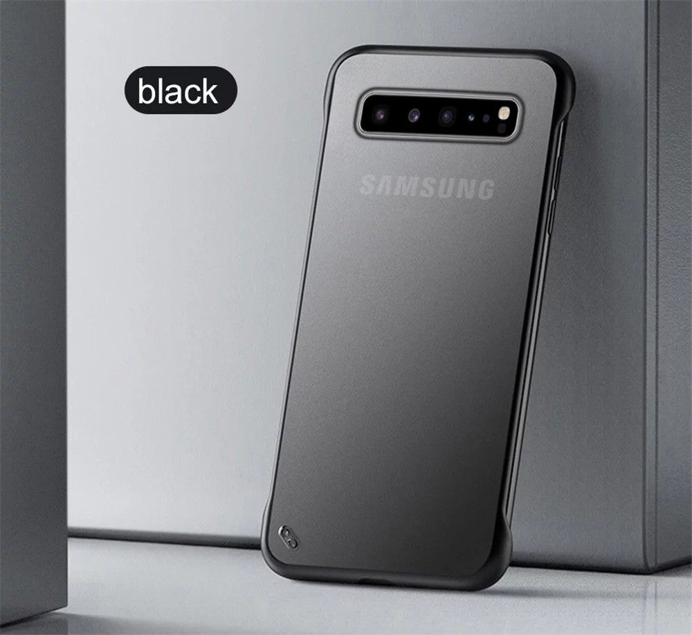 VAKU ® Samsung Galaxy S10 Frameless Semi Transparent Cover