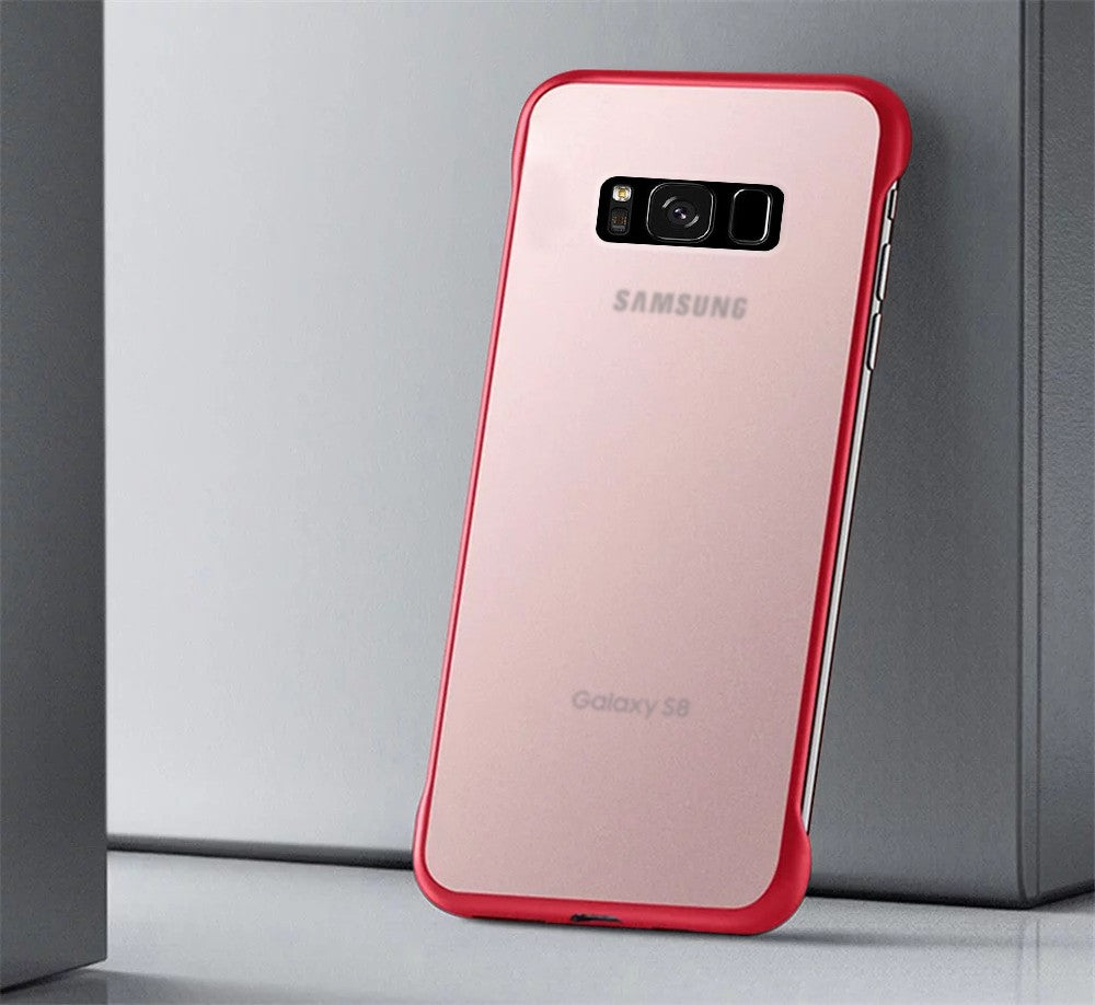 VAKU ® Samsung Galaxy S8 Frameless Semi Transparent Cover