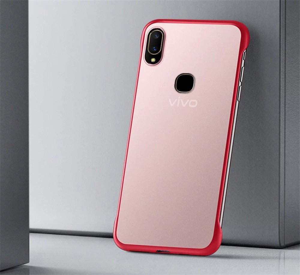 VAKU ® Vivo V9 Frameless Semi Transparent Cover