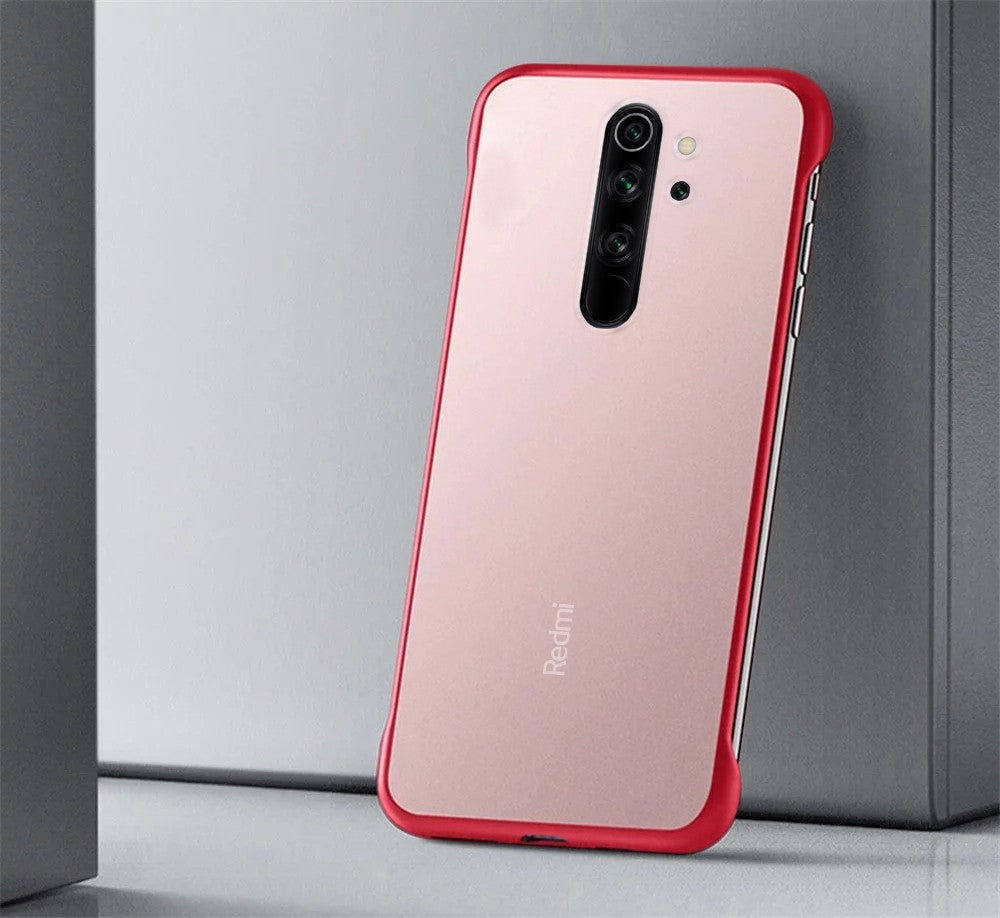 VAKU ® Xiaomi Redmi Note 8 Pro Frameless Semi Transparent Cover