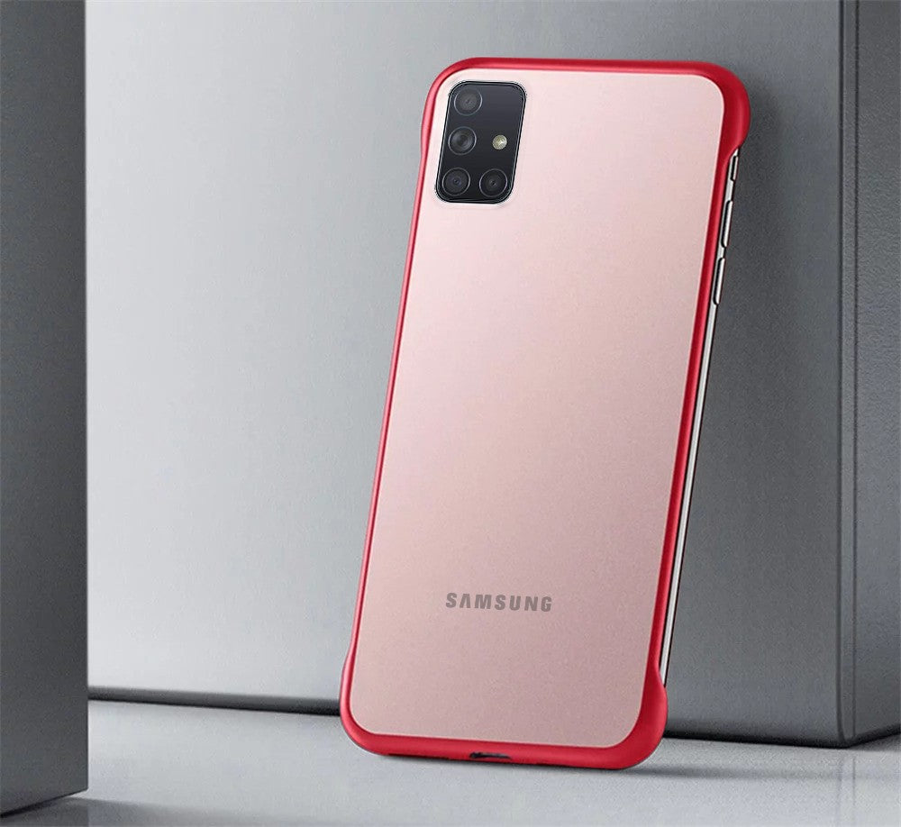 VAKU ® Samsung Galaxy A51 Frameless Semi Transparent Cover