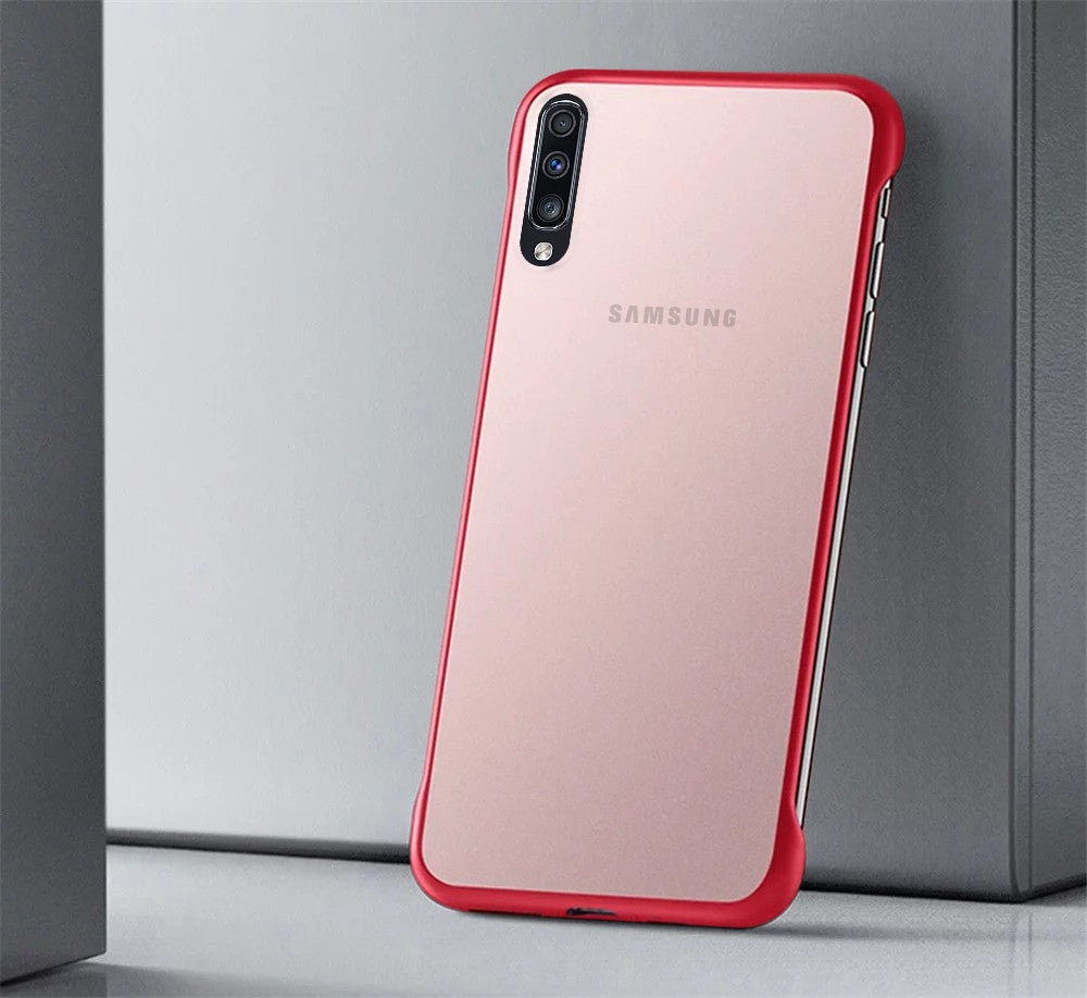 VAKU ® Samsung Galaxy A50 Frameless Semi Transparent Cover