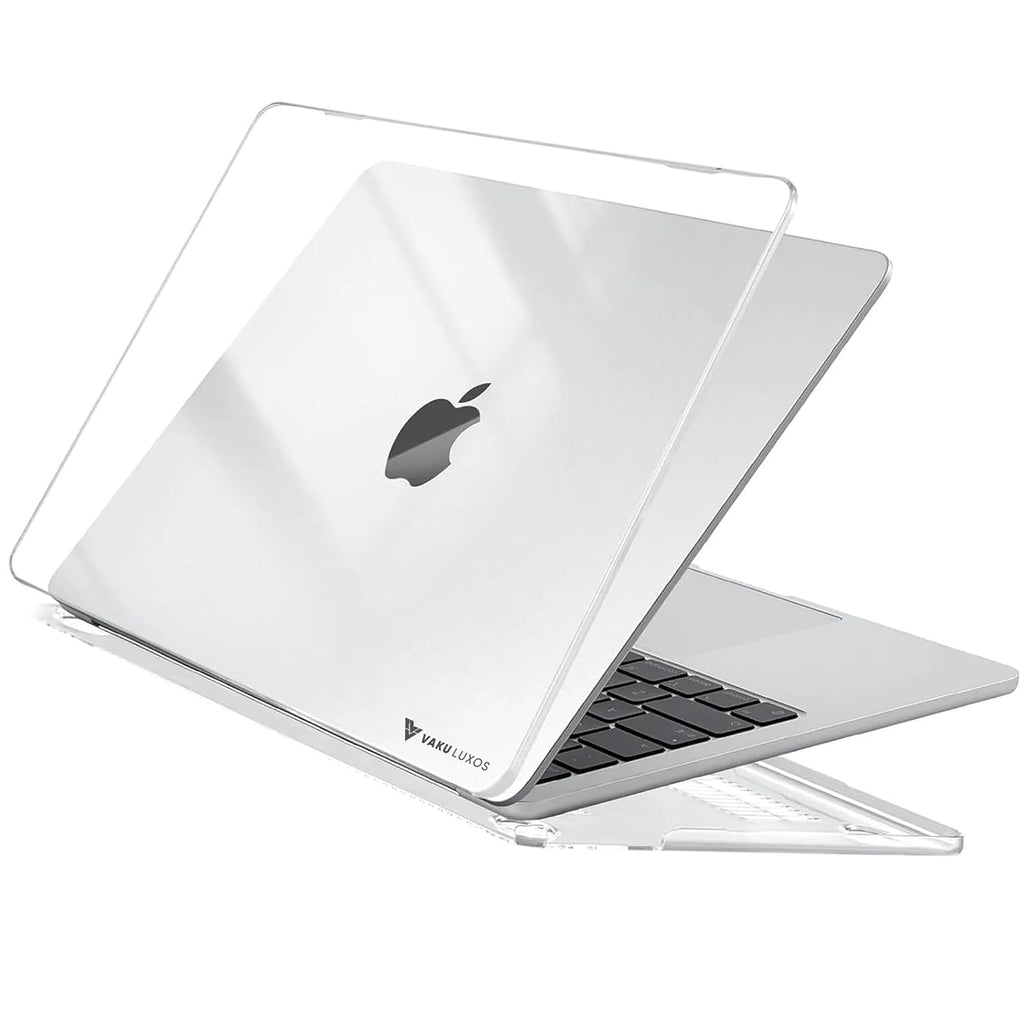 Vaku Luxos ® Glassinia Macbook Air 13-inch M2 chip Clear Hardshell Laptop Protective PC Cover Case