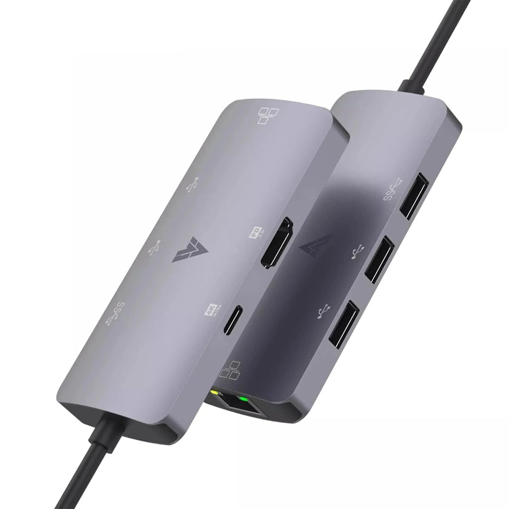 Vaku Luxos ® Hexon 6-in-1 USB-C Hub with 4K HDMI & Ethernet
