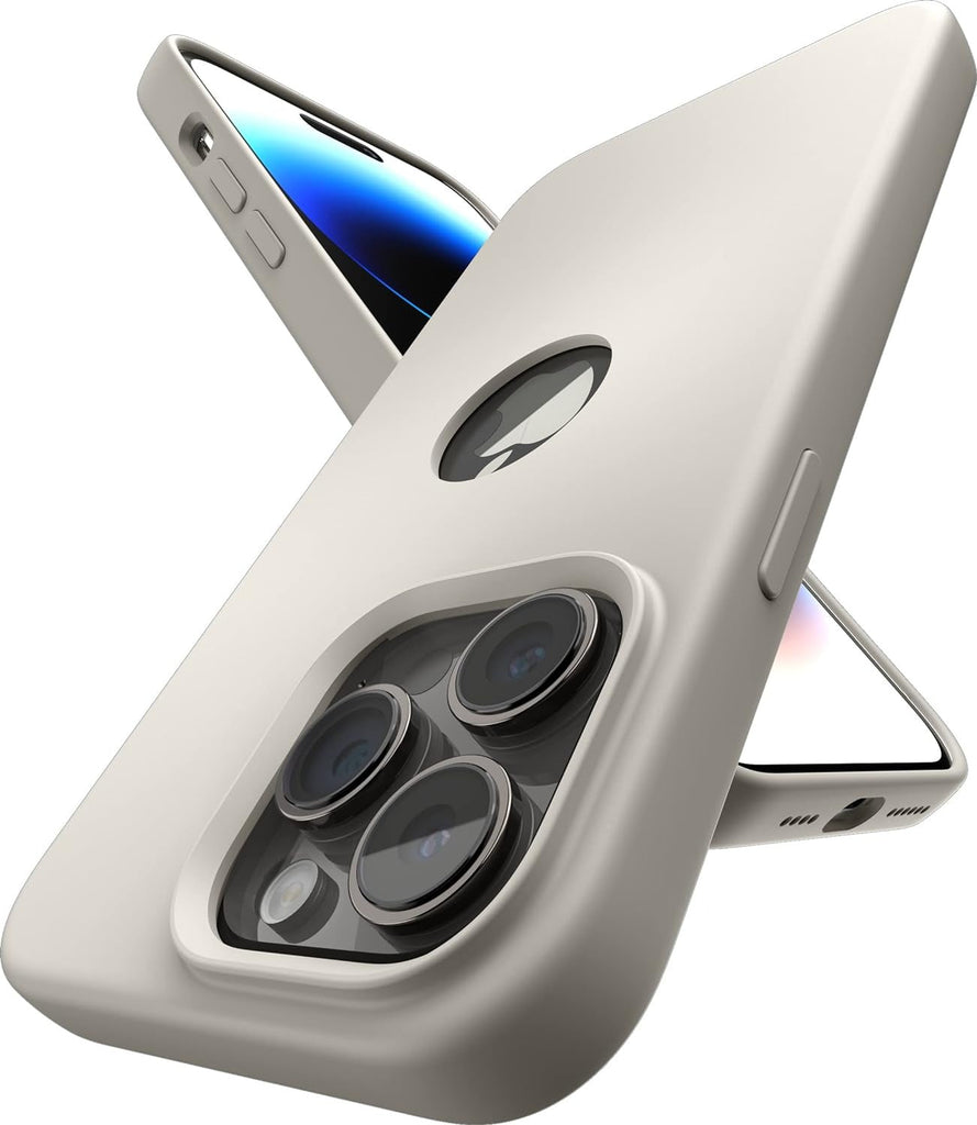 Vaku ® Apple iPhone 14 Pro Max Premium Liquid Silicone Logo-Cut Soft Anti-Scratch Microfiber Lining Case Back Cover