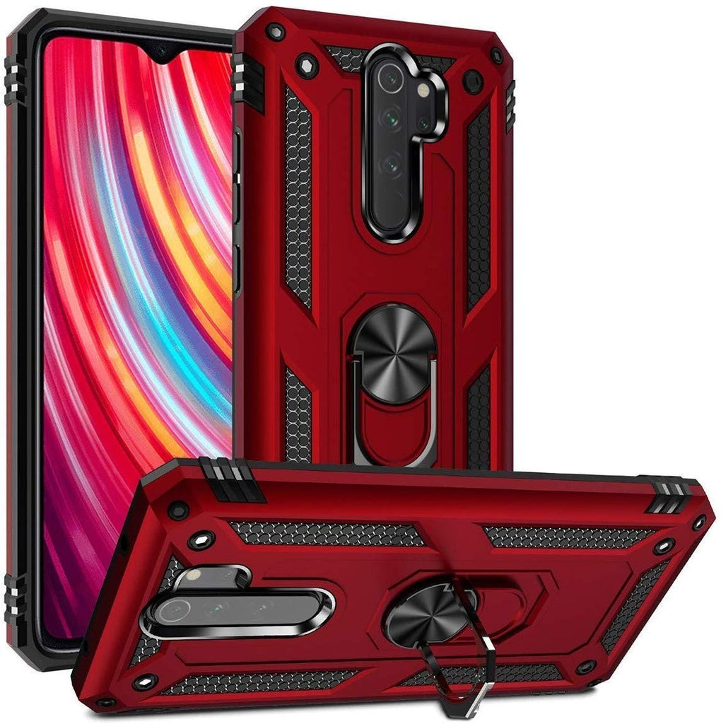 Vaku ® Oppo A9 2020 Hawk Ring Shock Proof Cover with Inbuilt Kickstand
