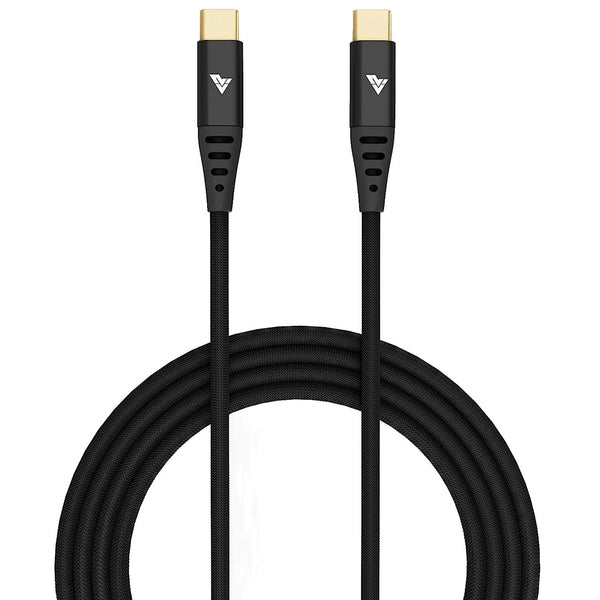 Vaku Luxos ® Duratuf Gold Plated 65W Type C to Type C Fast Charging Cable