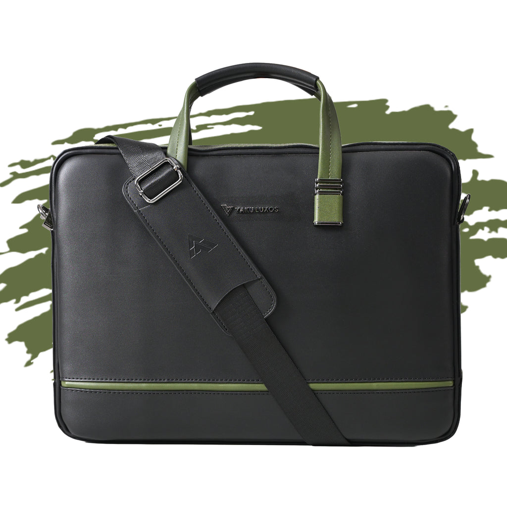 Vaku Luxos ® CALVERA 14 inch Laptop Bag Sleeve Premium Messenger Bag
