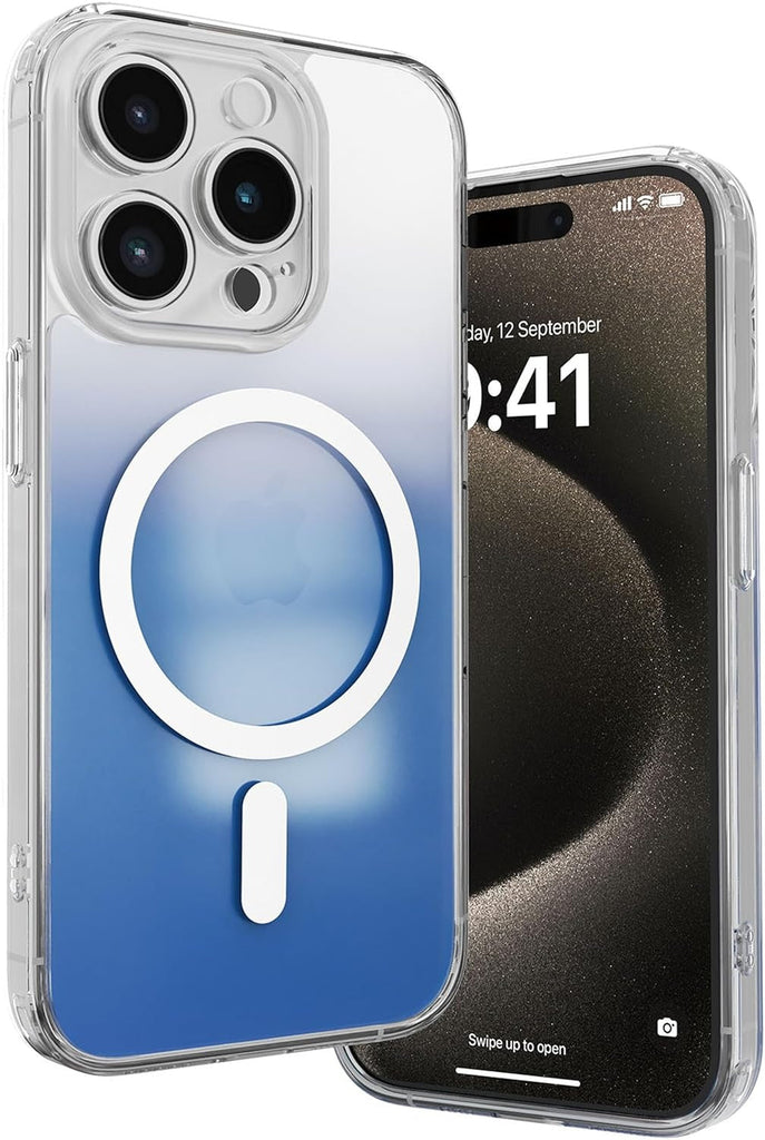 Vaku® Apple iPhone 15 / 15 Plus / 15 Pro / 15 Pro Max Zurich Dual Colored Magsafe Series TPU Shockproof Scratch Resistant Protective Back Cover