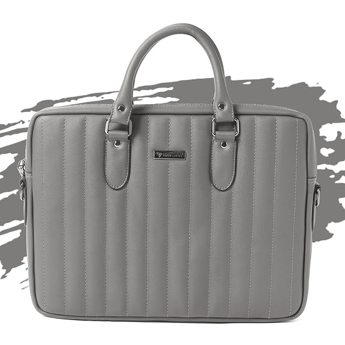 Vaku Luxos ® Venesa 14 inch Laptop Bag Premium PU Leather Laptop Sleeve Messenger Bag