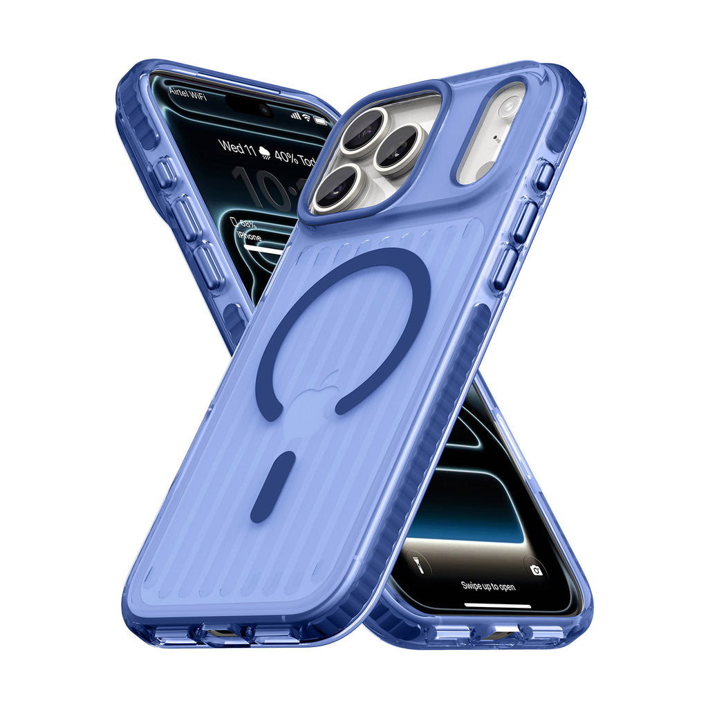 Vaku Luxos ® Apple iPhone 17 Pro Zyden Magpro Scratch Resistant Military-Grade Protection Case With Metal Camera Ring Screen Protector Shockproof Back Cover