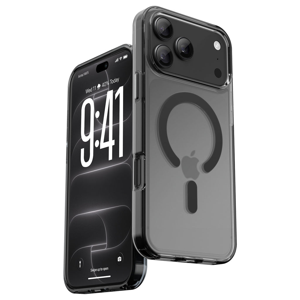 Vaku Luxos ® Apple iPhone 18 Pro Max Glassy Magpro Clear TPU Back Cover