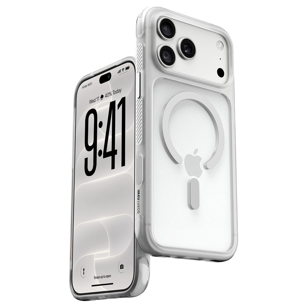 Vaku Luxos ® Apple iPhone 18 Pro Max Airixo Magpro Military Grade Air Cushion Transparent case
