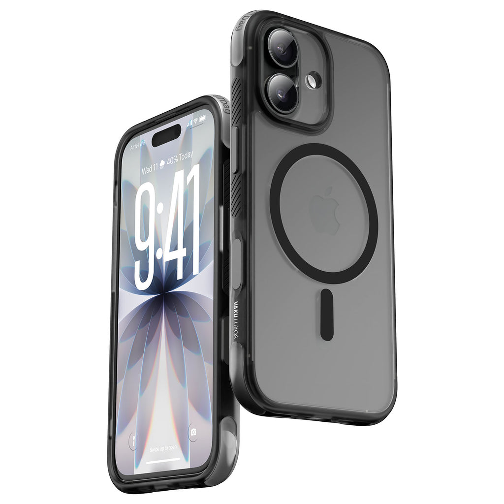 Vaku Luxos ® Apple iPhone 17 Airixo Magpro Military Grade Air Cushion Transparent case