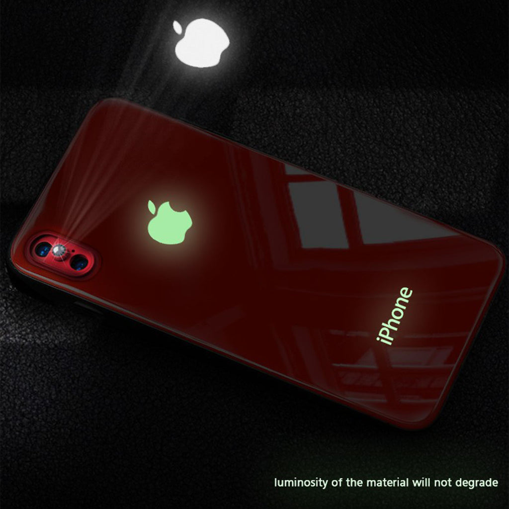 VAKU ® Apple iPhone XS Max 3D Logo Projector Radium Glow LED Case Back Cover
