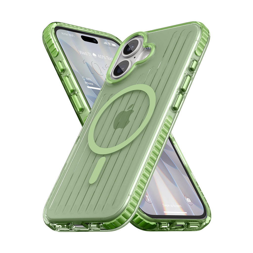 Vaku Luxos ® Apple iPhone 17 Zyden Magpro Scratch Resistant Military-Grade Protection Case With Metal Camera Ring Screen Protector Shockproof Back Cover