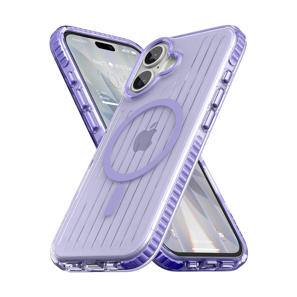 Vaku Luxos ® Apple iPhone 17 Zyden Magpro Scratch Resistant Military-Grade Protection Case With Metal Camera Ring Screen Protector Shockproof Back Cover