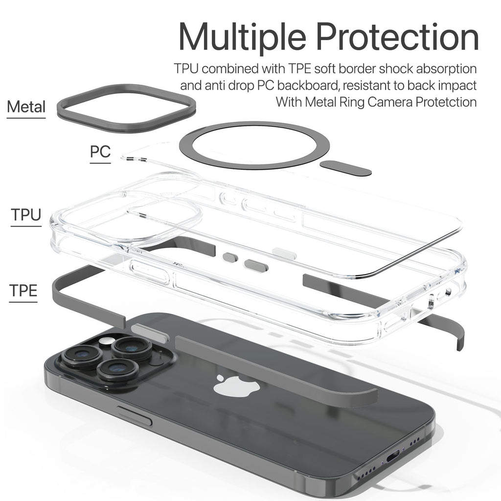 For Apple iPhone 15 15 Pro Max Case Black Gel Liquid Silicon Shockproof  Cover