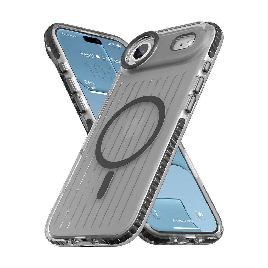 Vaku Luxos ® Apple iPhone 17 Air Zyden Magpro Scratch Resistant Military-Grade Protection Case With Metal Camera Ring Screen Protector Shockproof Back Cover