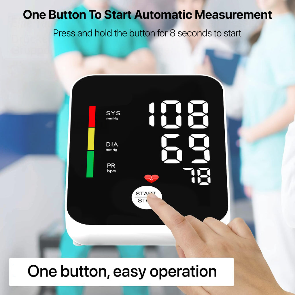 DR VAKU ® Electronic Rechargeable BP Machine Monitor Digital Fully Aut ...