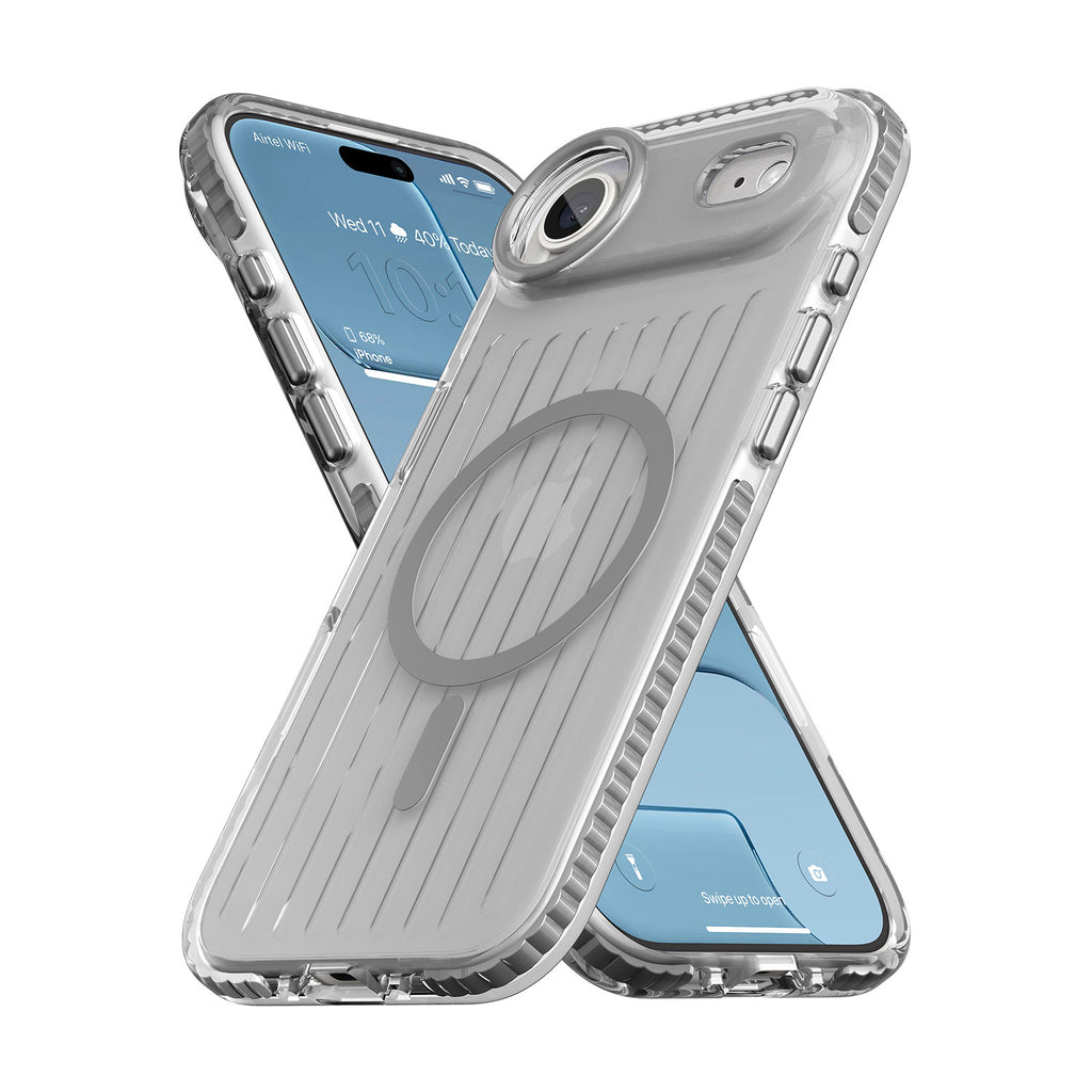 Vaku Luxos ® Apple iPhone 17 Air Zyden Magpro Scratch Resistant Military-Grade Protection Case With Metal Camera Ring Screen Protector Shockproof Back Cover