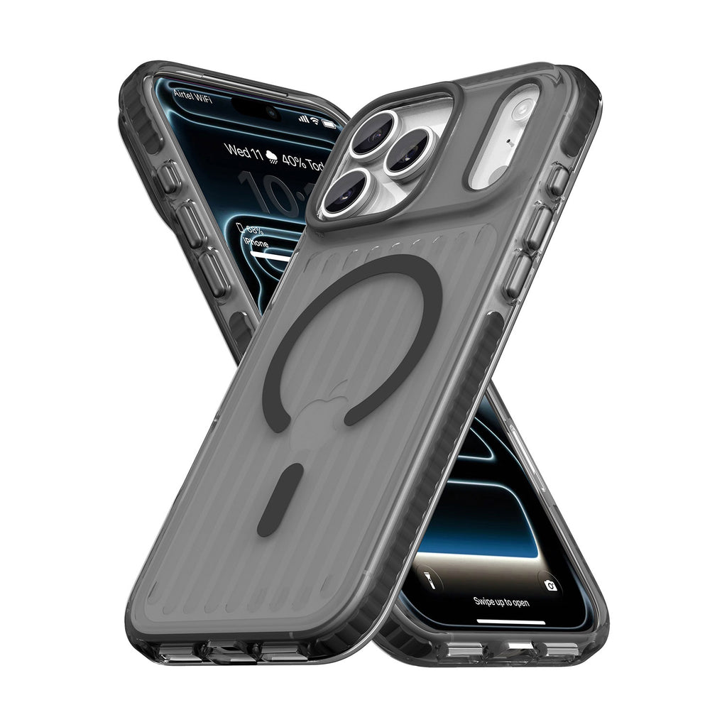Vaku Luxos ® Apple iPhone 17 Pro Zyden Magpro Scratch Resistant Military-Grade Protection Case With Metal Camera Ring Screen Protector Shockproof Back Cover