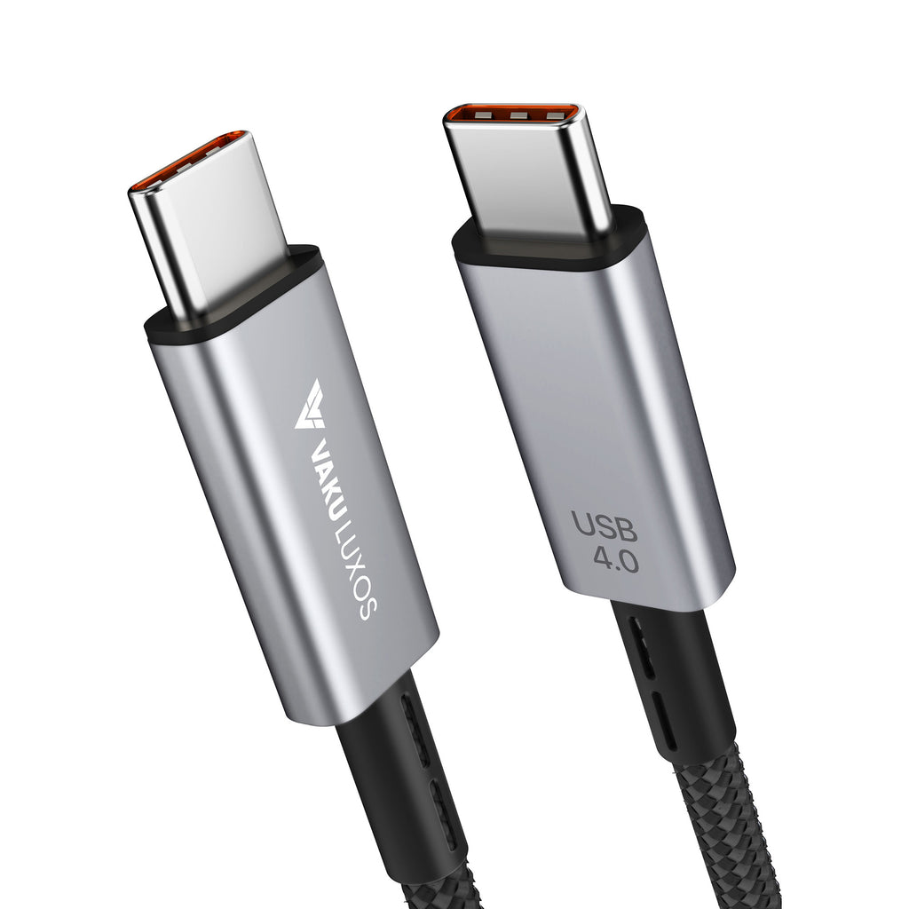 Vaku Luxos ® BLAZE 240W USB4 1.5M Type-C to Type-C Data Cable, Upto 8K@60Hz Type C Display