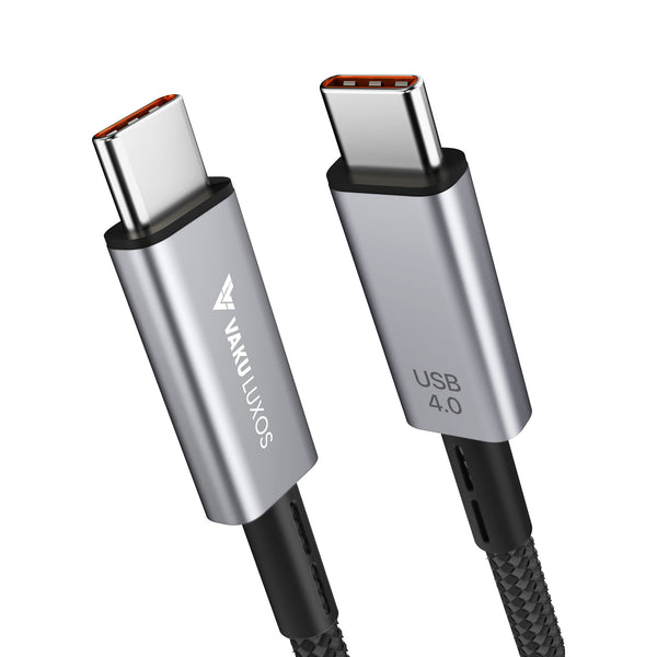 Vaku Luxos ® BLAZE 240W USB4 1.5M Type-C to Type-C Data Cable, Upto 8K@60Hz Type C Display