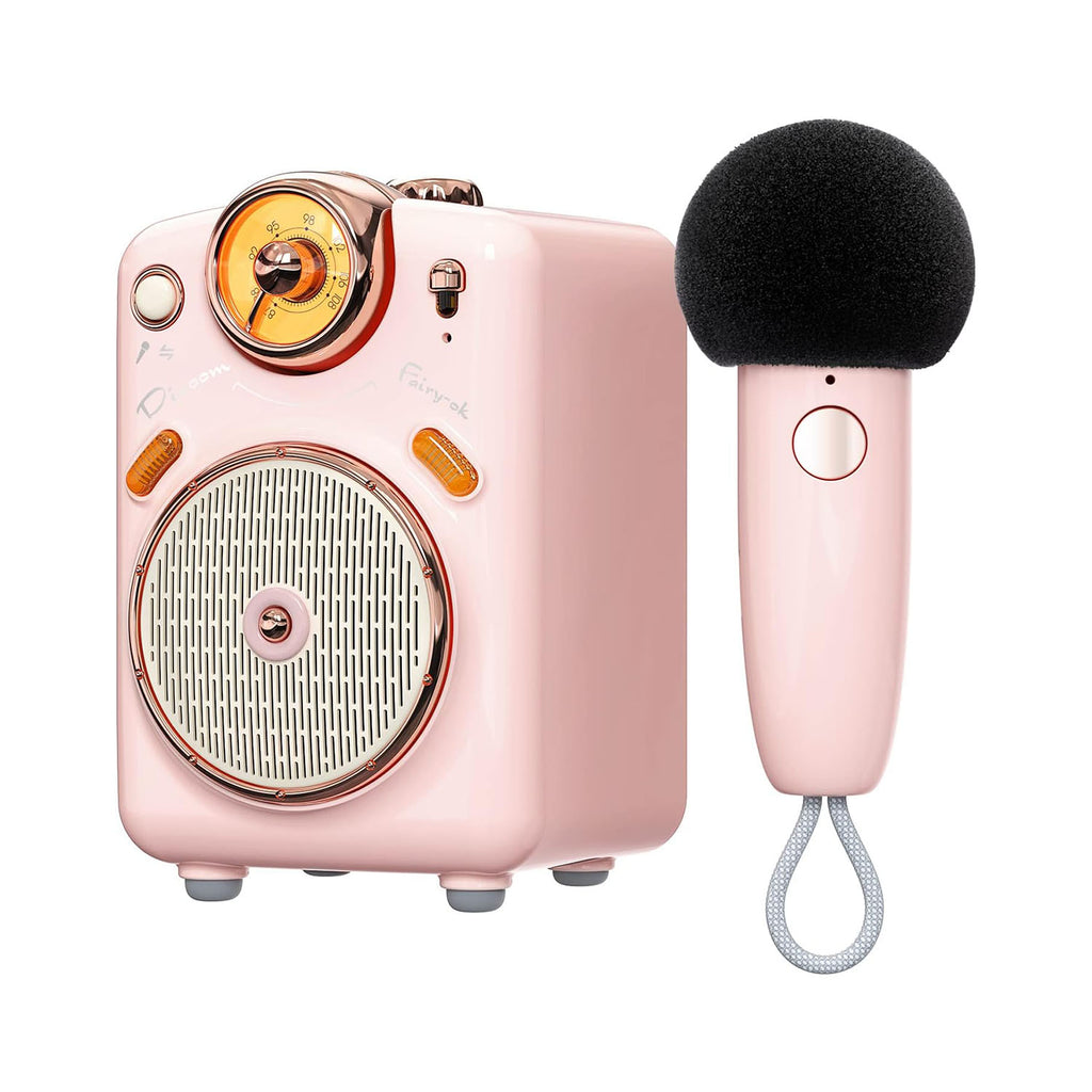 Divoom® Fairy-OK Retro Mini Karaoke Speaker