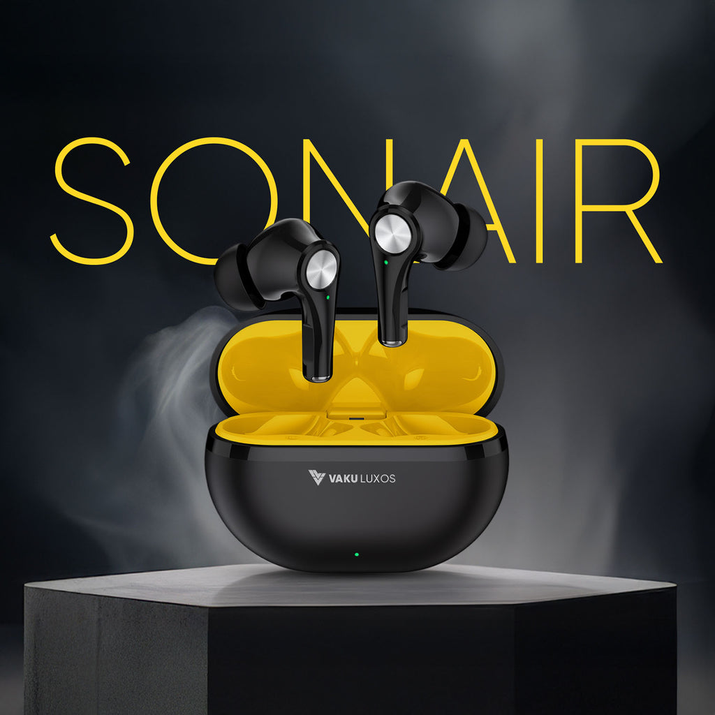 Vaku Luxos ® SONAIR True Wireless Earbuds with Smart Touch Controls