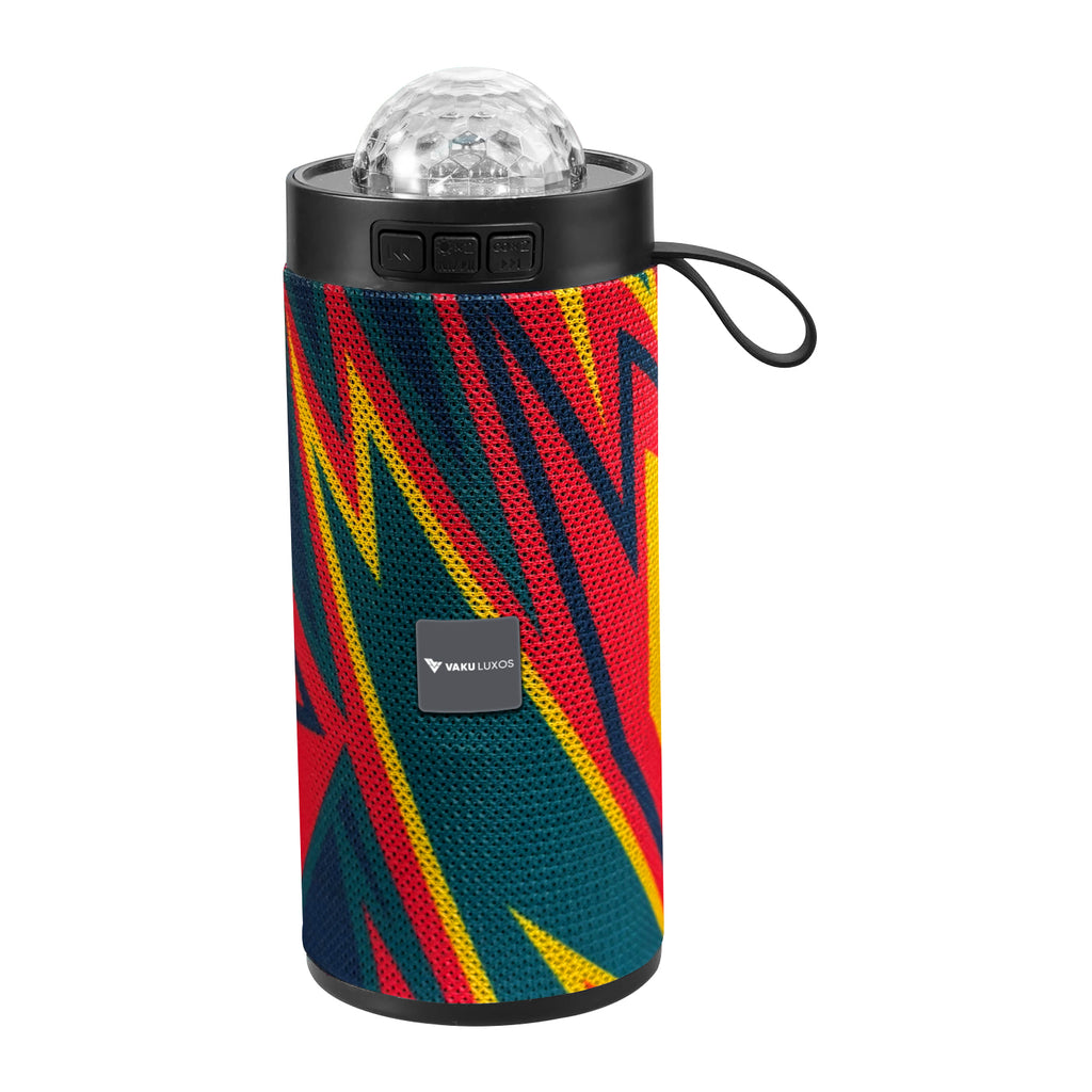 Vaku Luxos ® Groovio 15W Portable Bluetooth Party Speaker With Vibrant Pattern