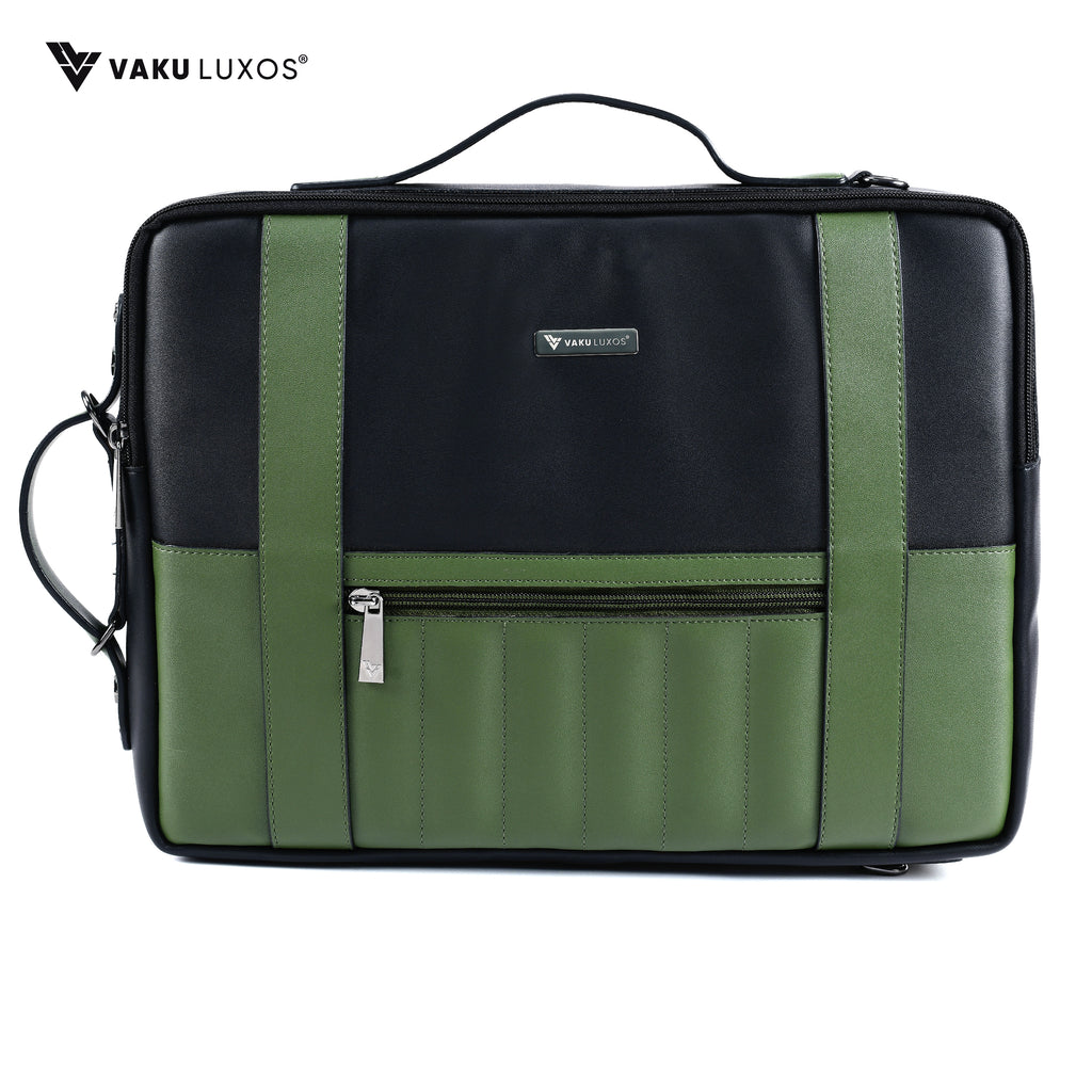 Vaku®️ Barcelona 14 inch laptop Bag Premium Convertible Laptop Messenger Bag For Men and Women